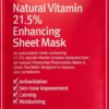 By Wishtrend Natural Vitamin 21.5% Enhancing Sheet Mask