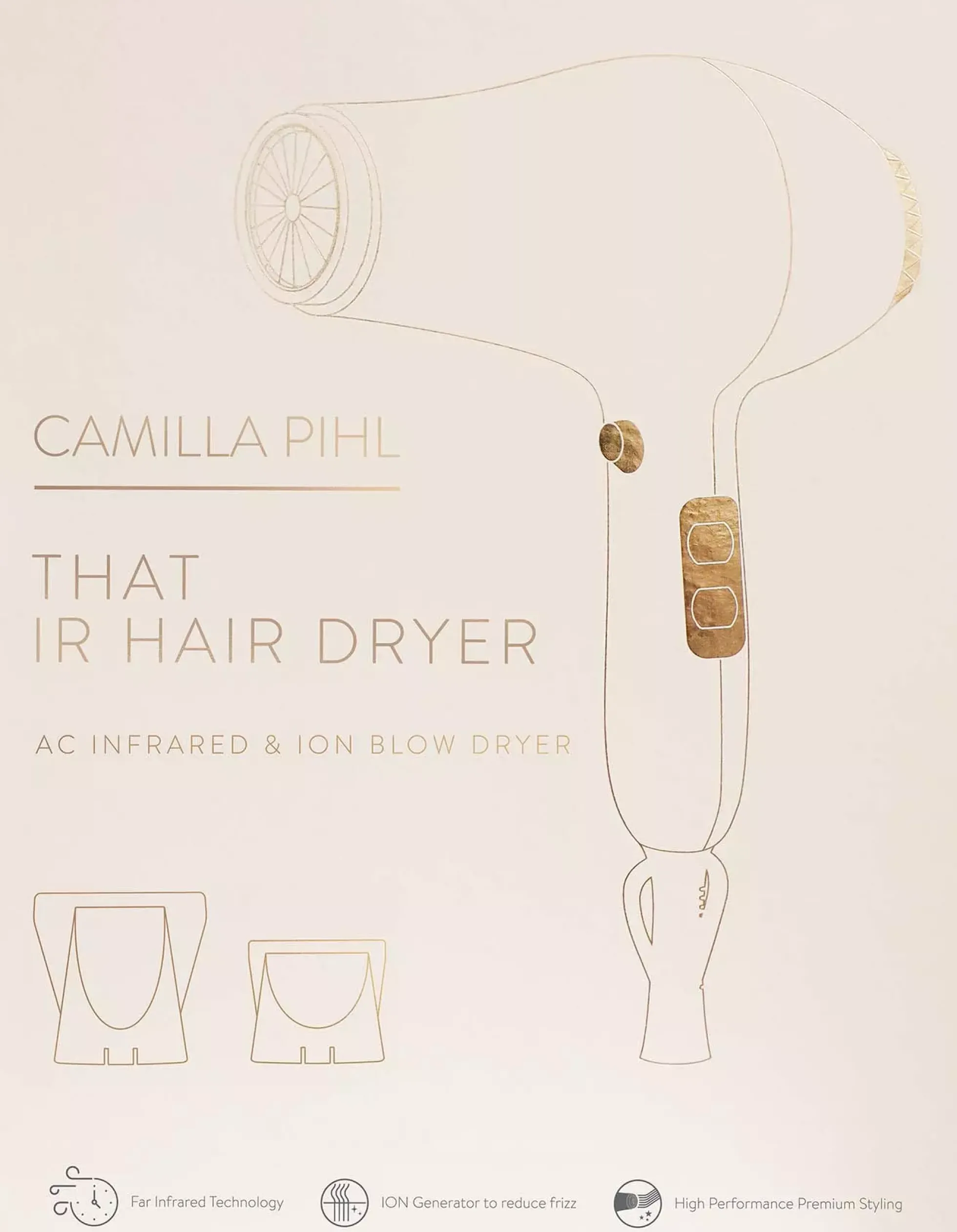 Camilla Pihl Cosmetics That IR Hair Dryer