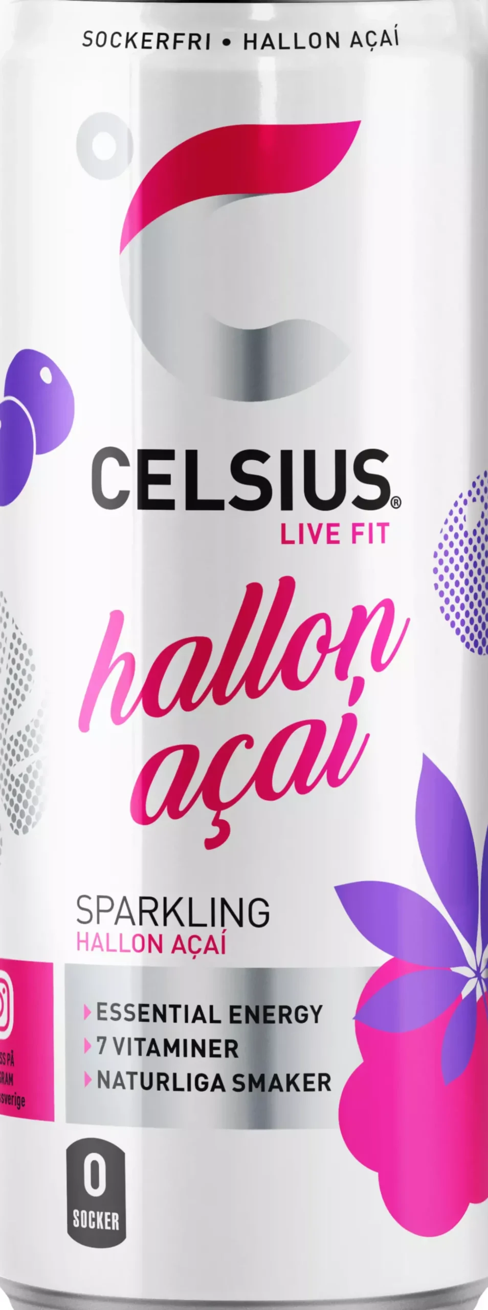 Celsius Raspberry Acai 355 ml