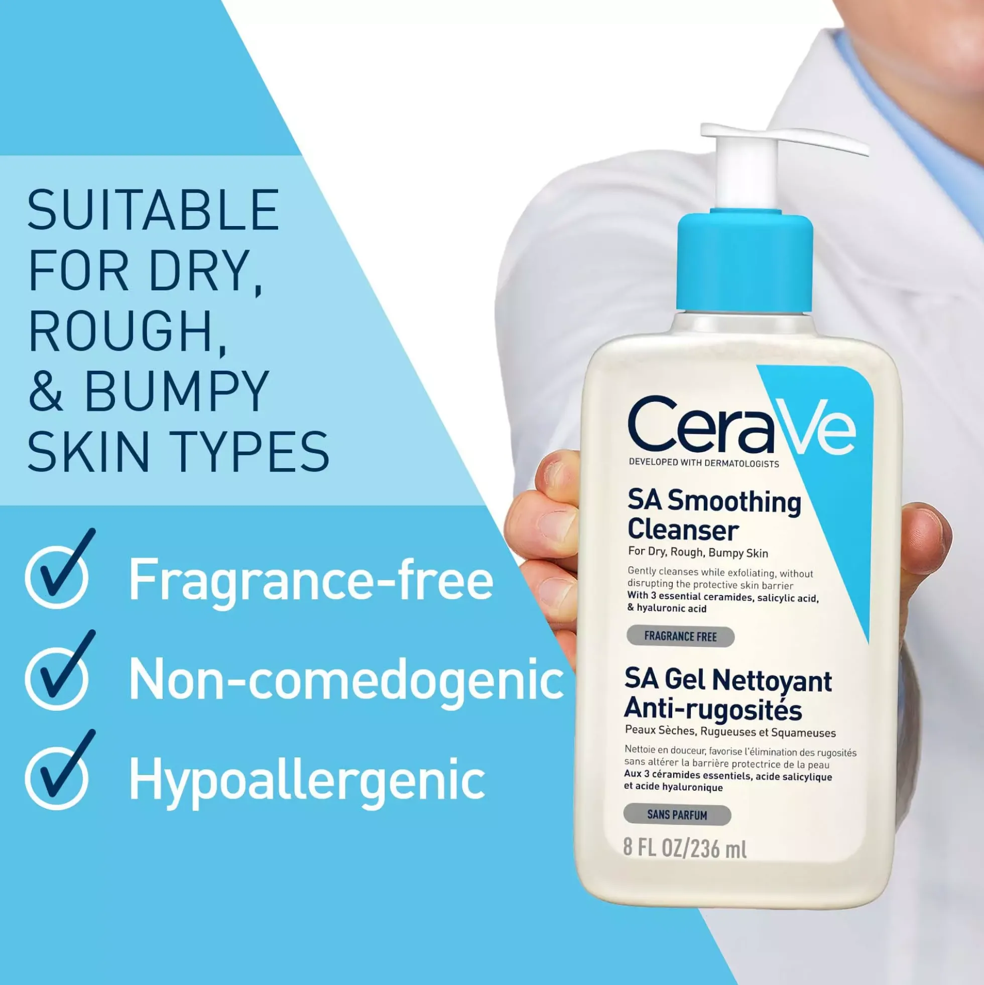 CeraVeSA Smoothing Cleanser 236 ml