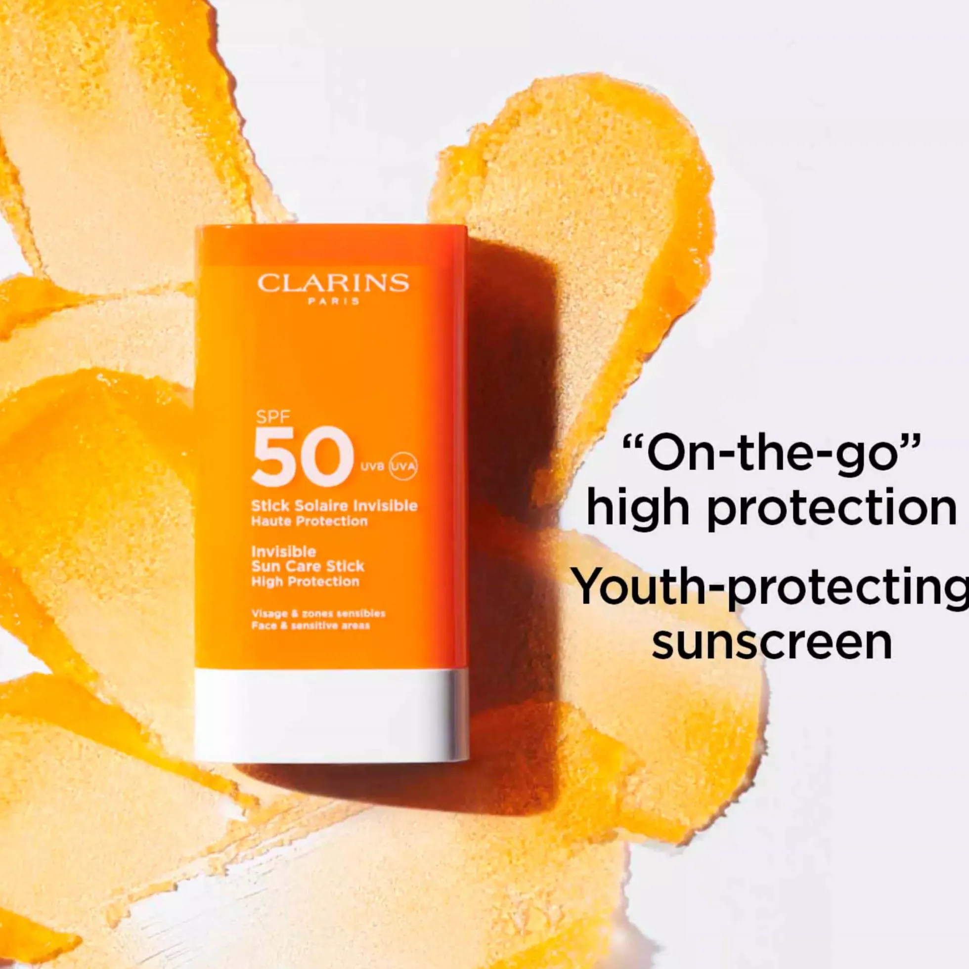 Clarins Invisible Sun Care Stick High Protection SPF50 17 g