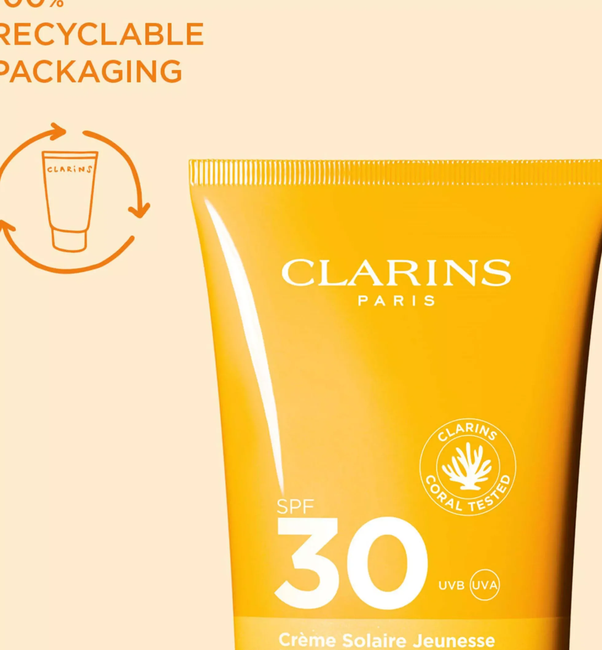 Clarins Youth-protecting Sunscreen High Protection SPF30 Body 150 ml
