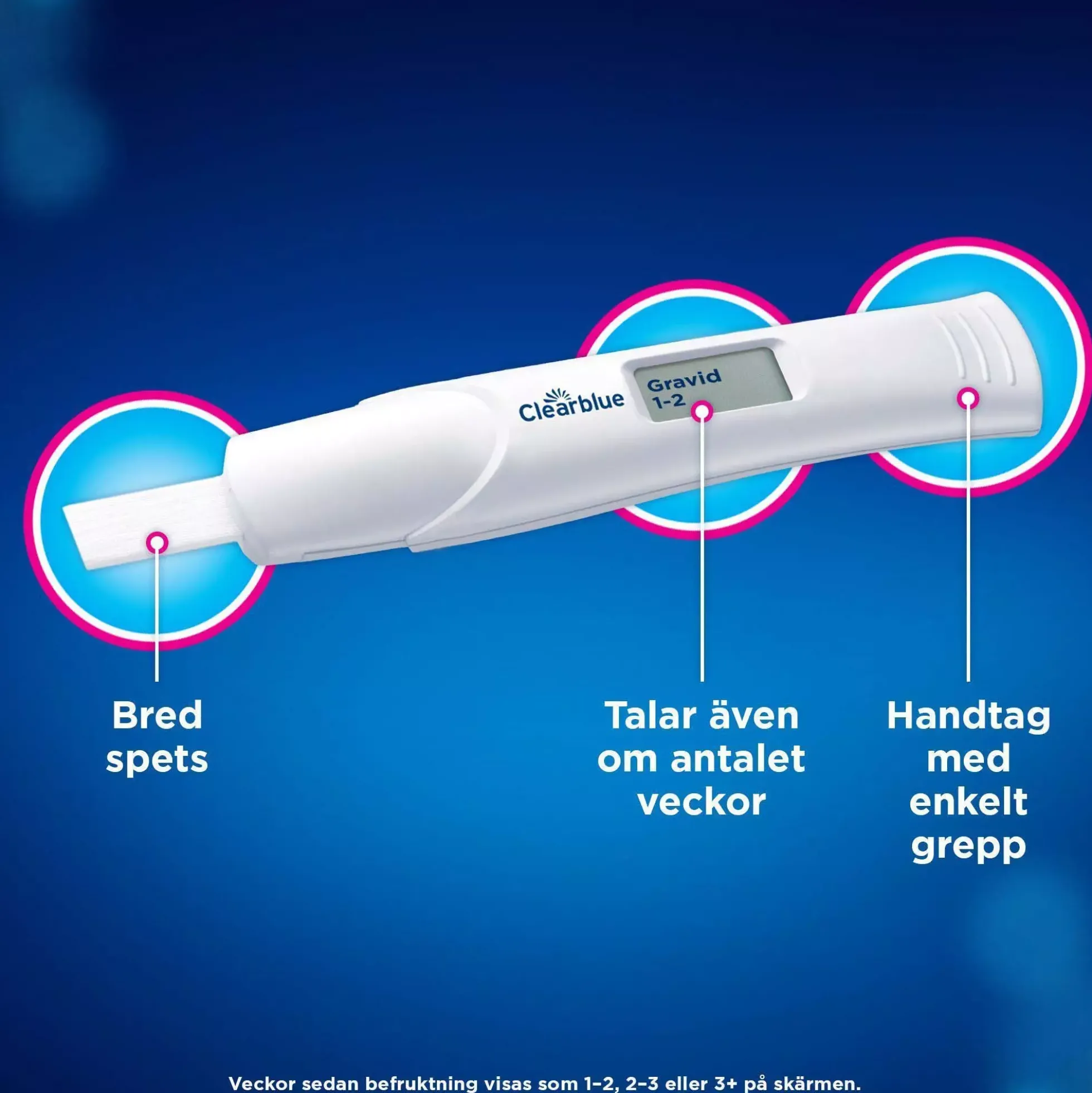 Clearblue Ultra Early Pregnancy test 3 tests (1 digital 2 visual)