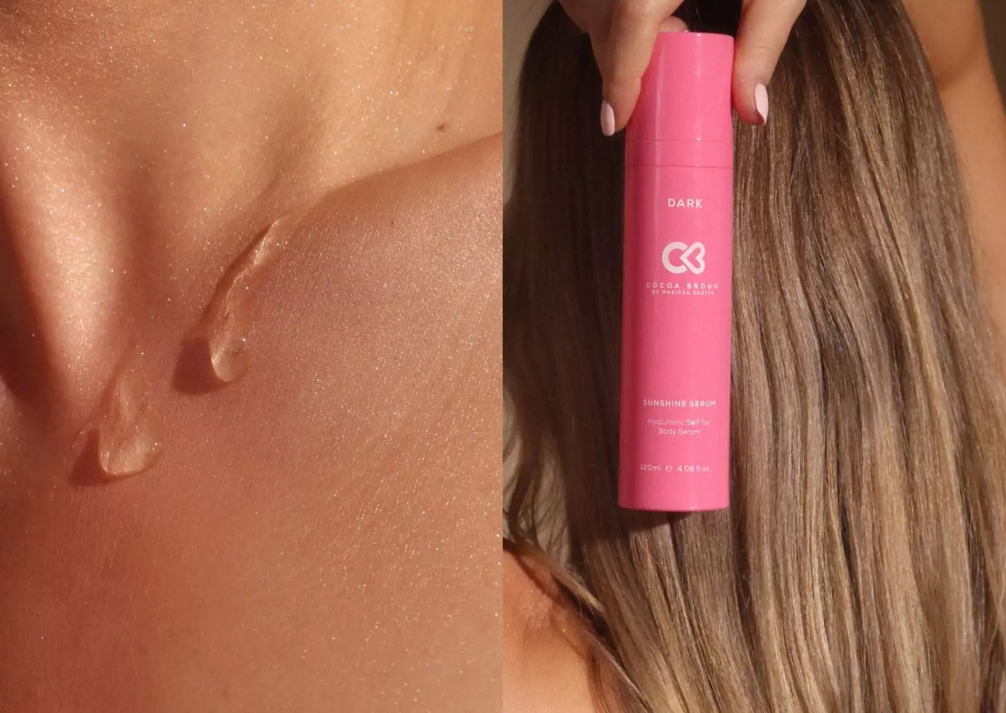 Cocoa Brown Sunshine Serum Hyaluronic Self-Tan Body Serum Dark
