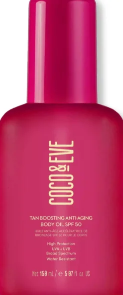Coco & Eve Tan Boosting Anti-aging Body Oil SPF50 150 ml