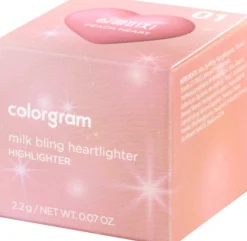 Colorgram Milk Bling Heartlighter 01 Peach Heart