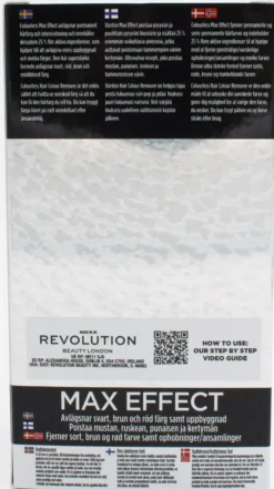Colourless Haircolour Remover Max Effect