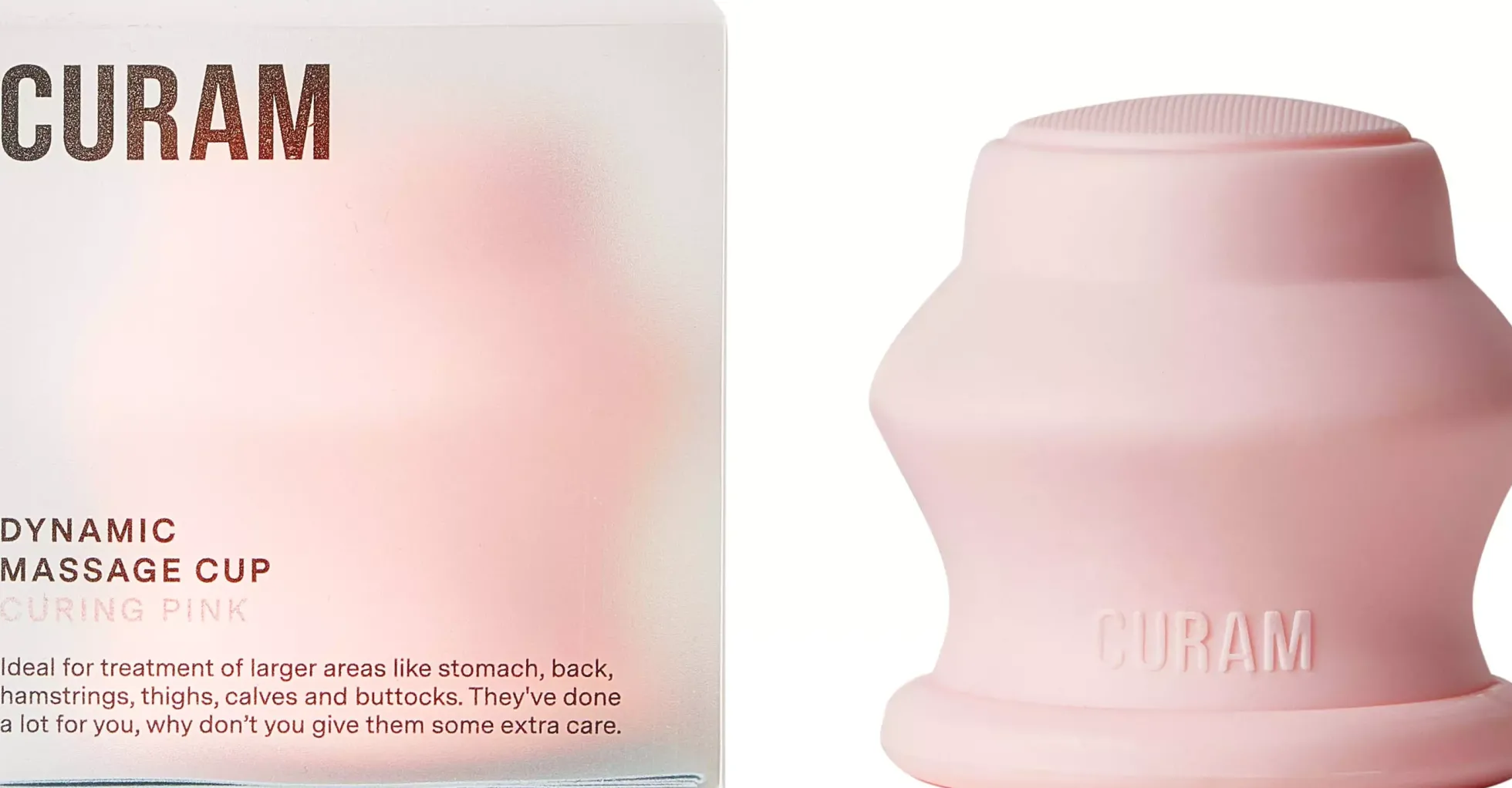 Curam Dynamic Massage Cup Curing Pink