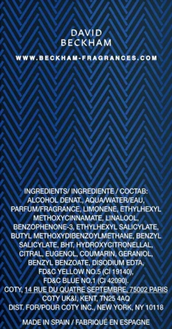 David BeckhamClassic Blue Eau de Toilette For Men 100 ml