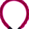 Dazzling Braided Head Band Fuxia