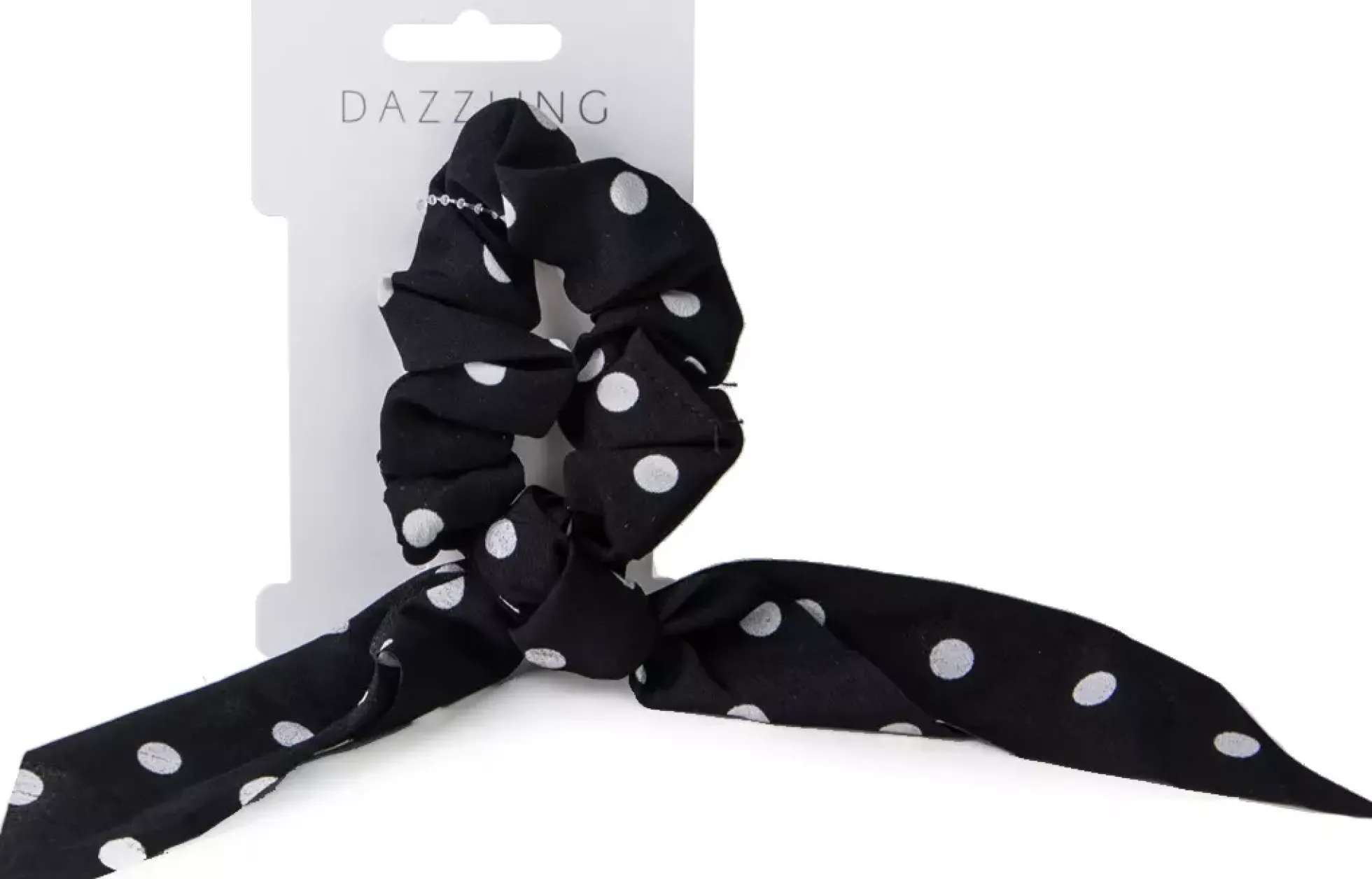 DazzlingHår Trendig scrunchie - prickig
