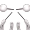 Dazzling J14 3 Pack Beads And Hoop Silver