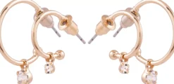Dazzling J11 2-Pack Hoops Gold