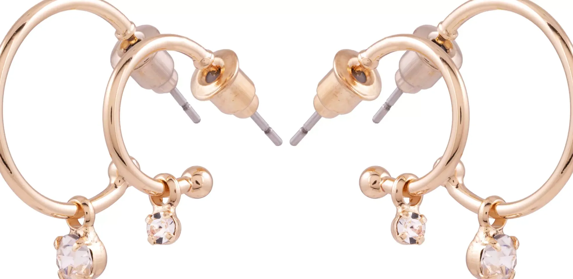 Dazzling J11 2-Pack Hoops Gold