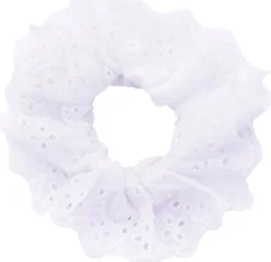 Dazzling Scrunchie Anglais White