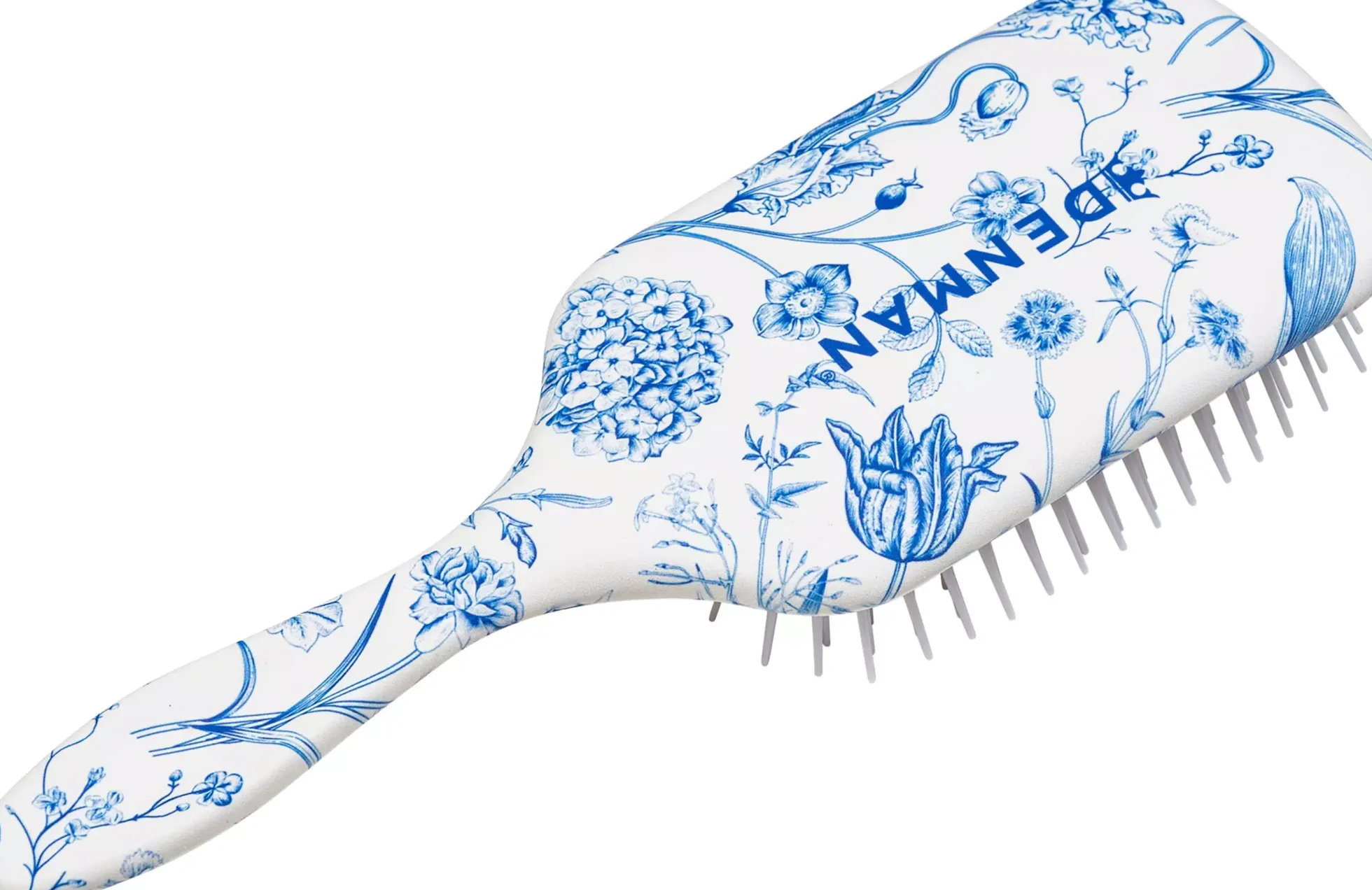 Denman Deluxe D38 Power Paddle Brush Blue Belle