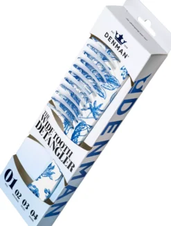 Denman Deluxe D28 Wide Tooth Detangling Comb Blue Belle