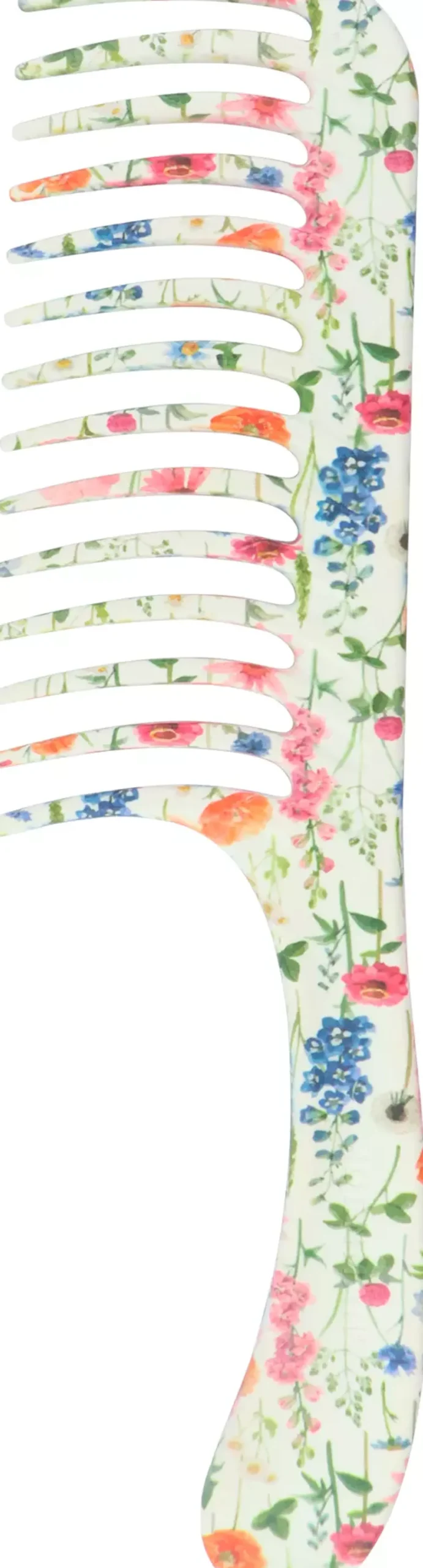 Denman D28 Wide Tooth Detangler Comb Floral Fantasies