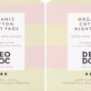 DeoDoc Organic Cotton Night Pad 2 pack