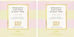 DeoDoc Organic Cotton Night Pad 2 pack