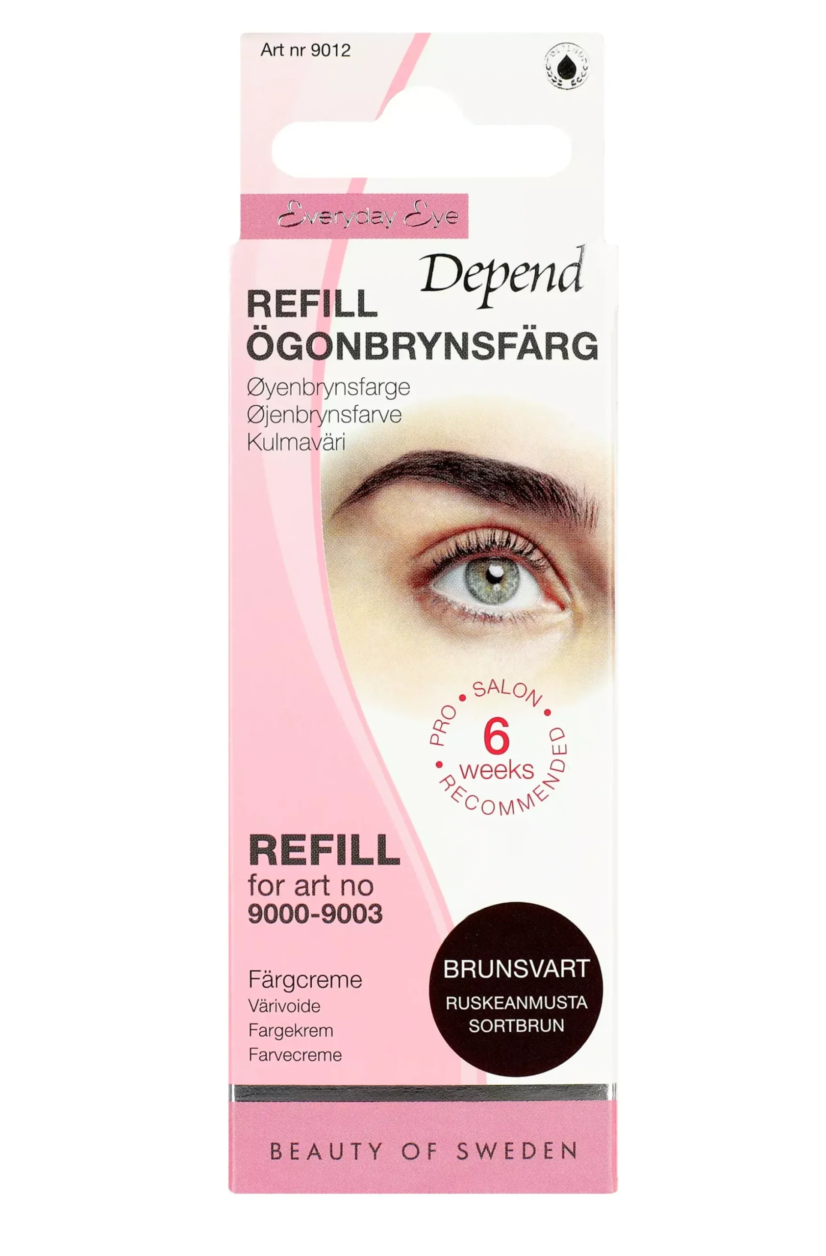 DependEveryday Eye Eyebrow Tint Refill Black Brown