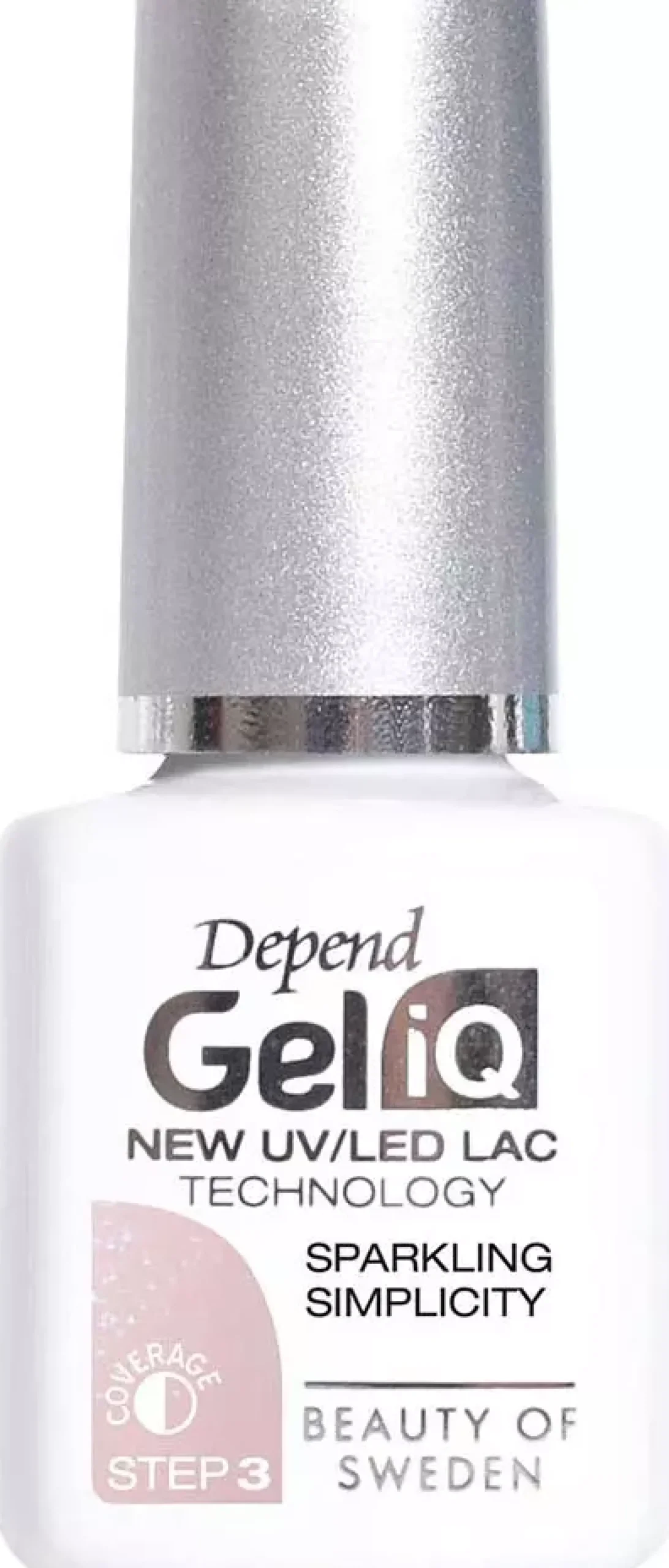 DependGel iQ Soft Spoken UV/LED Nail Polish Sparkling Simplicity