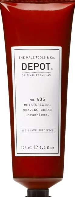 DEPOT MALE TOOLS No. 405 Moisturizing Shaving Cream Brushless 125 ml