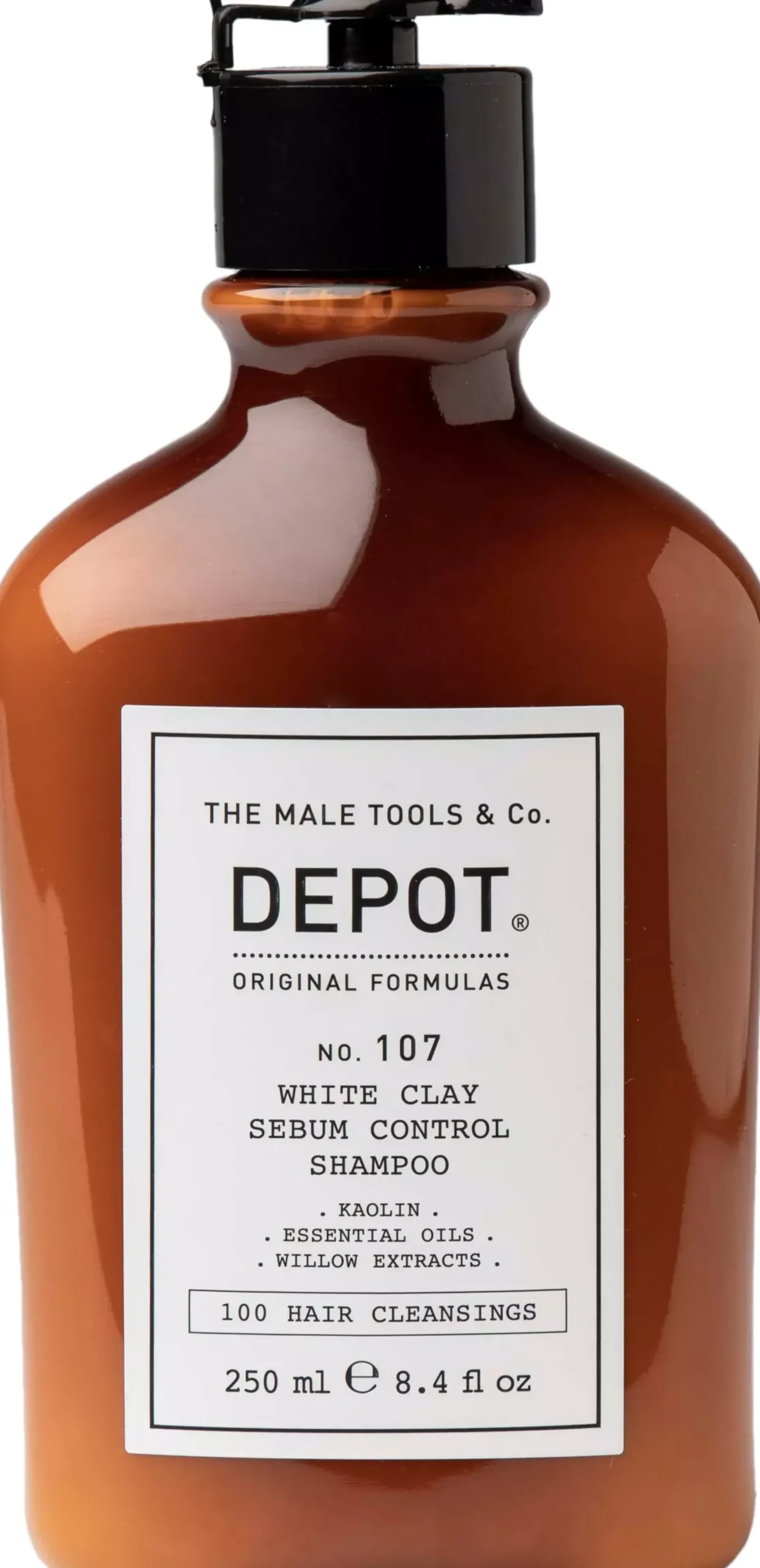 DEPOT MALE TOOLS No. 107 White Clay Sebum Control Shampoo 250 ml