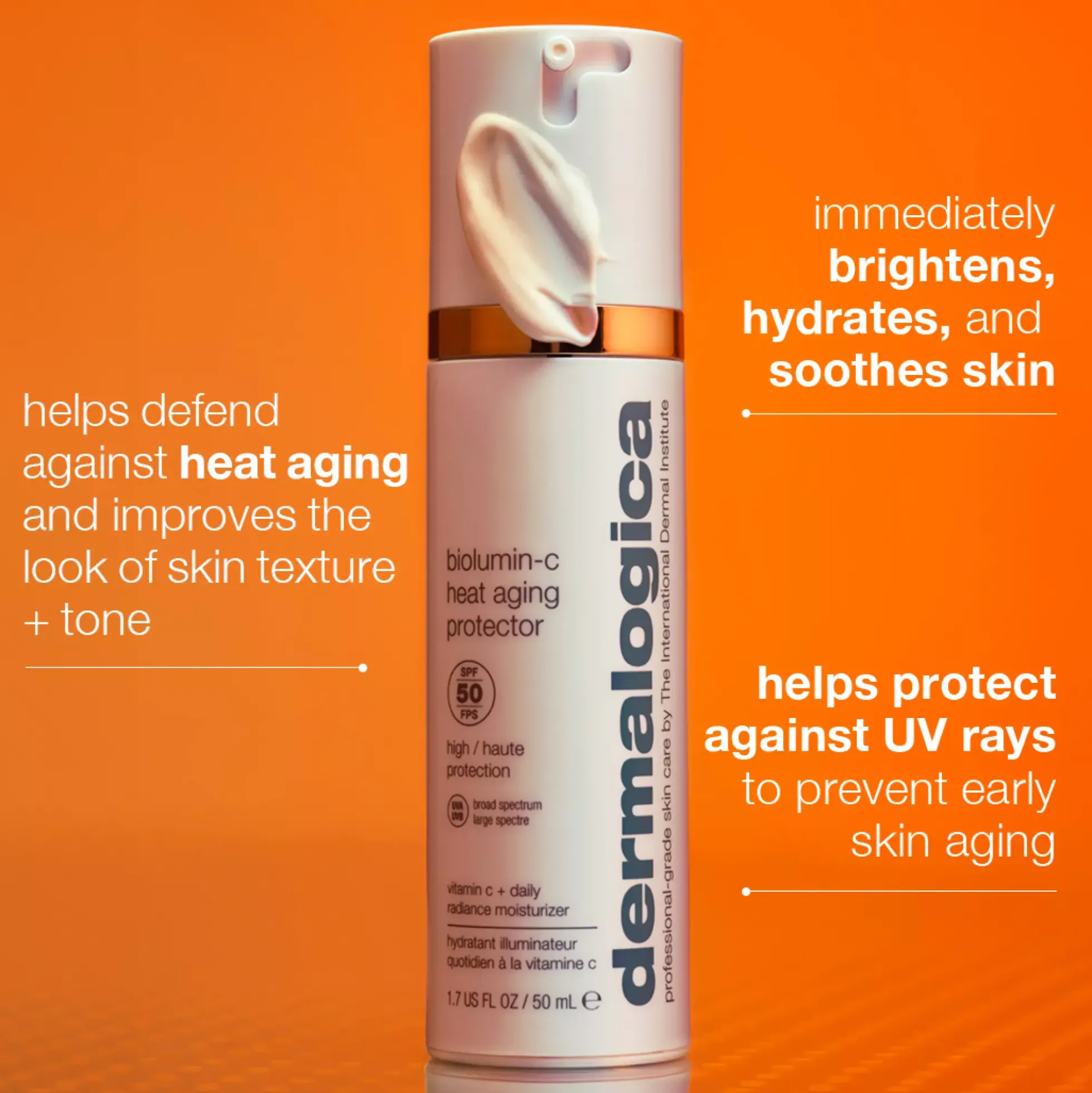 DermalogicaBiolumin-C Heat Aging Protector SPF50 15 ml