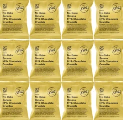 DigGET RAW No-Bake Banana M*lk Chocolate Crumble 12 x 35g