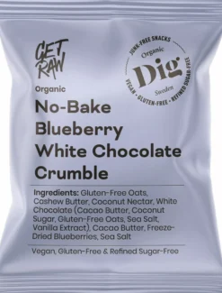 DigGET RAW No-Bake Blueberry White Chocolate Crumble 35 g