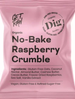 DigGET RAW Organic No-Bake Raspberry Crumble 35 g