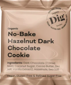 Dig Organic No-Bake Hazelnut Dark Chocolate Cookie 35 g