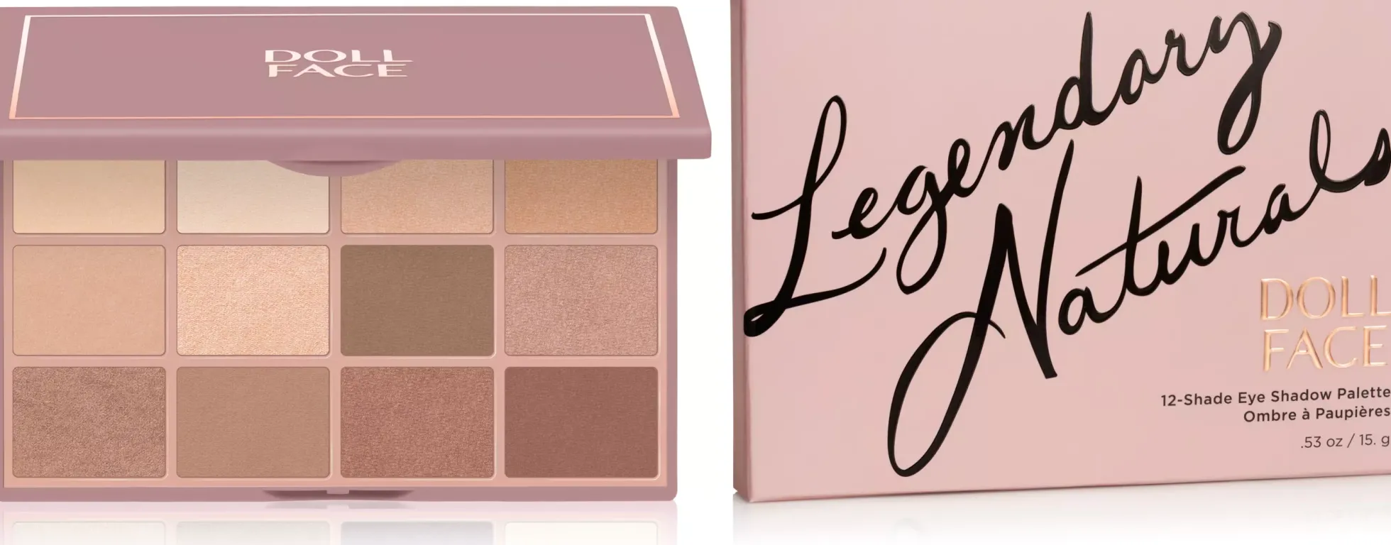 Doll Face 12 Shade Shadow Palette Legendary Naturals