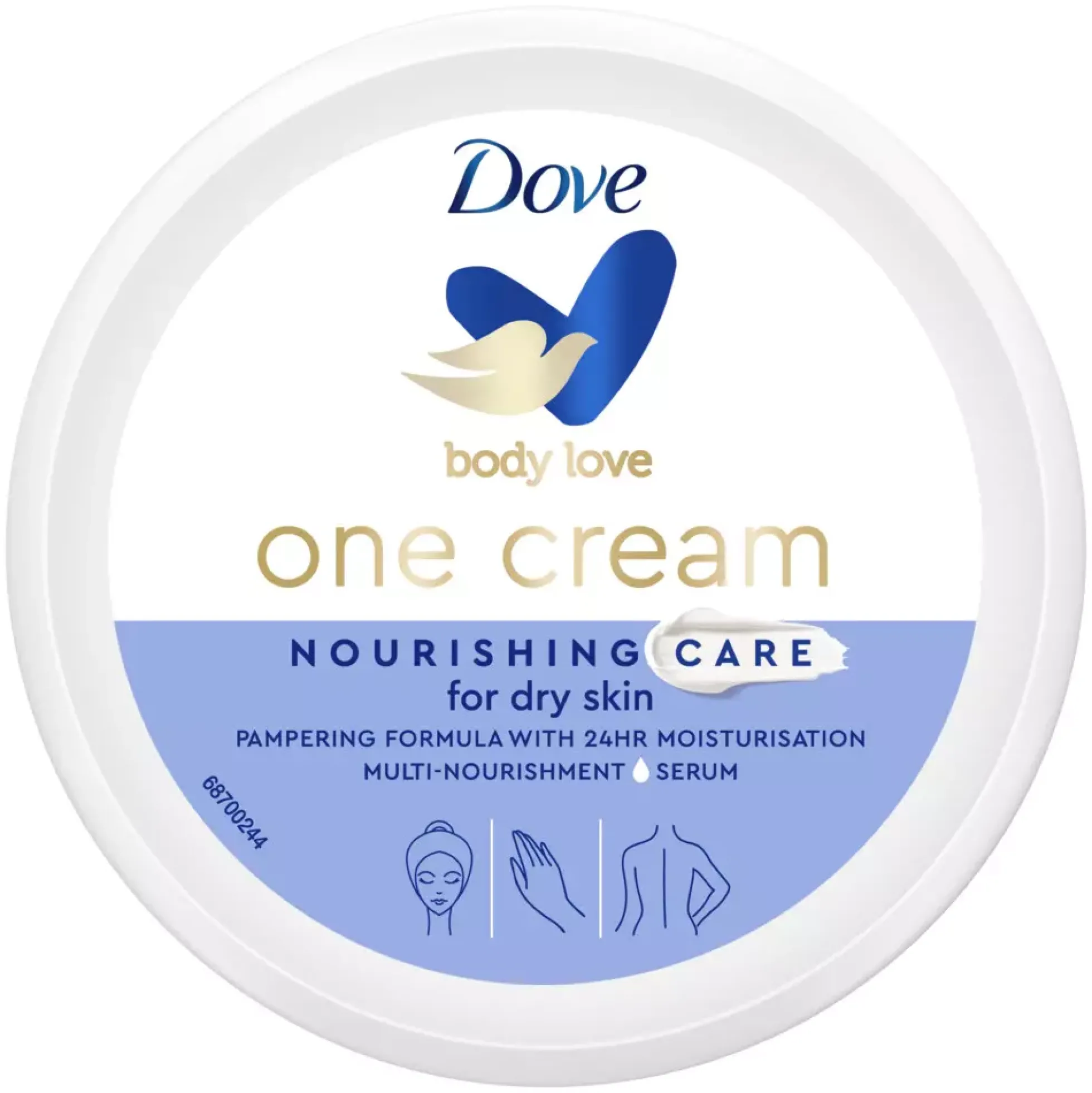 DoveBody Love One Cream Dry Skin 250 ml