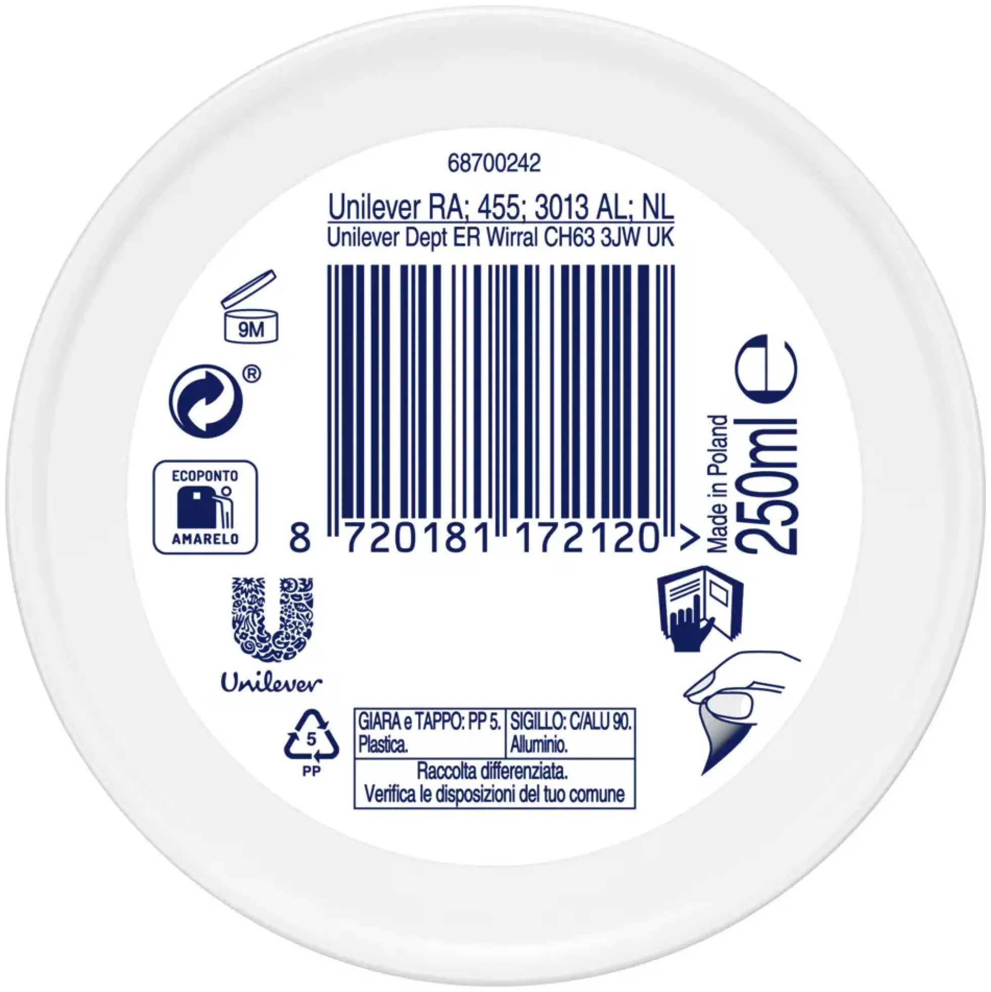 DoveBody Love One Cream Dry Skin 250 ml
