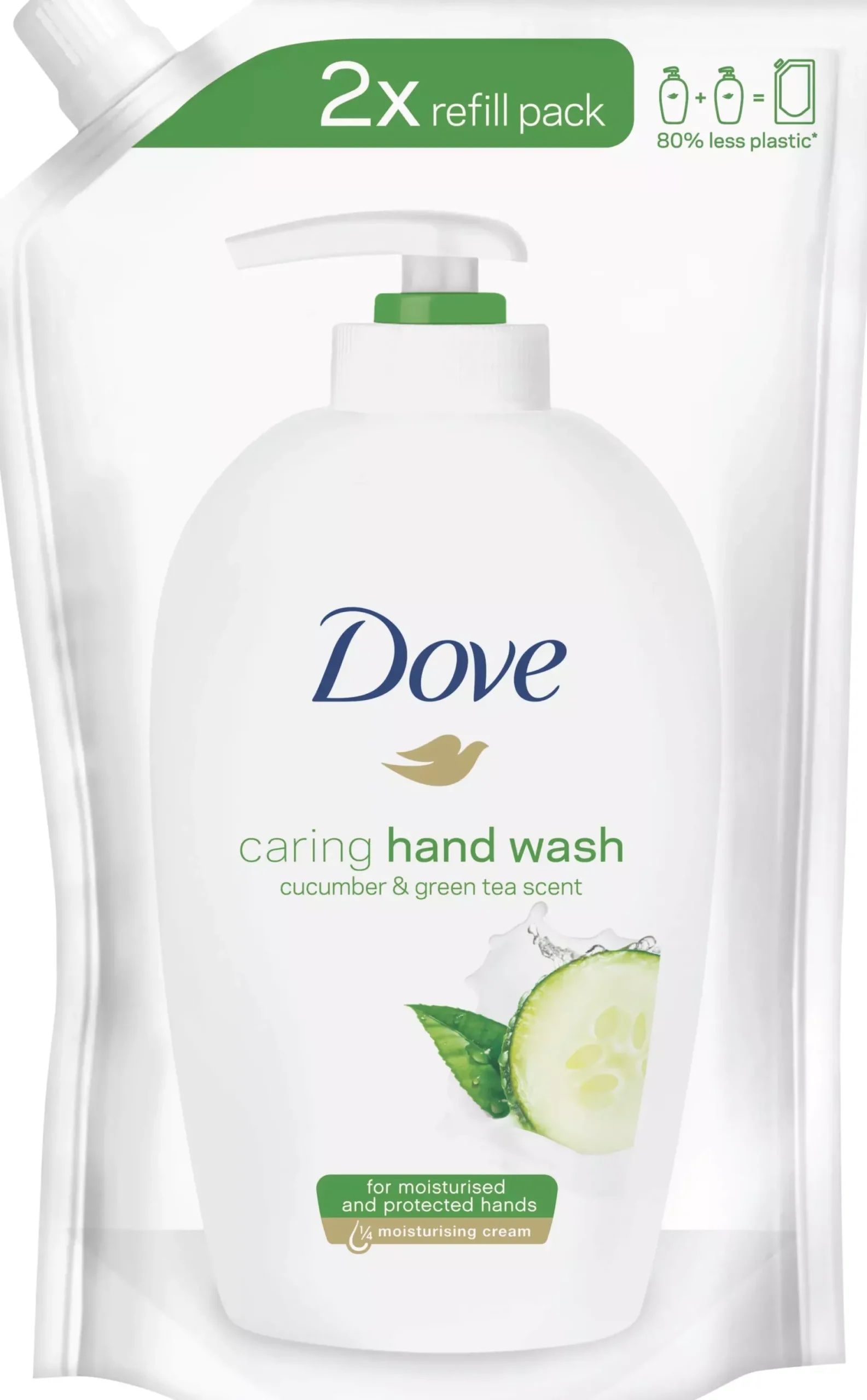 Dove Go Fresh Cucumber & Green Tea Handtvål Refill 500 ml