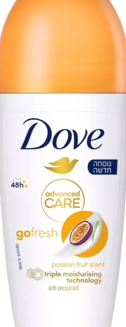 Dove 72h Advanced Care Passion fruit & Lemongrass scent Roll
