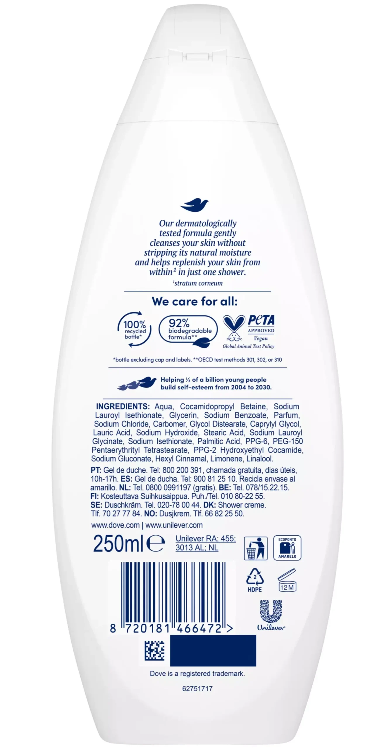 Dove Shower Gel Hydrate 450 ml
