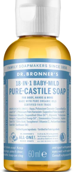 Dr. Bronner's Liquid Soaps Neutral-Mild 59 ml