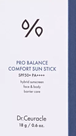 Dr. Ceuracle Pro Balance Comfort Sun Stick 18 g