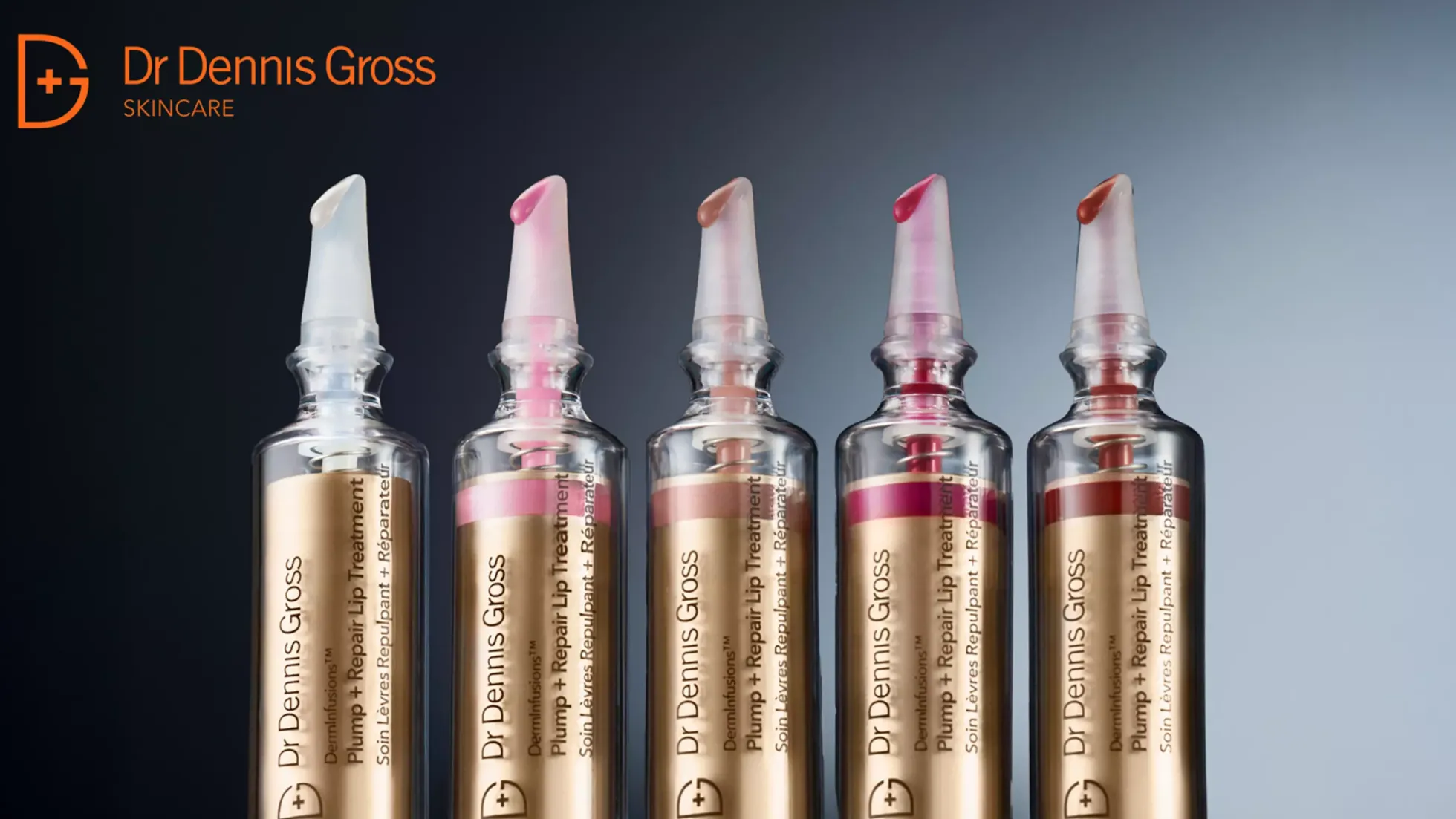 Dr Dennis GrossDermInfusions™ Plump + Repair Lip Treatment Tints Berry