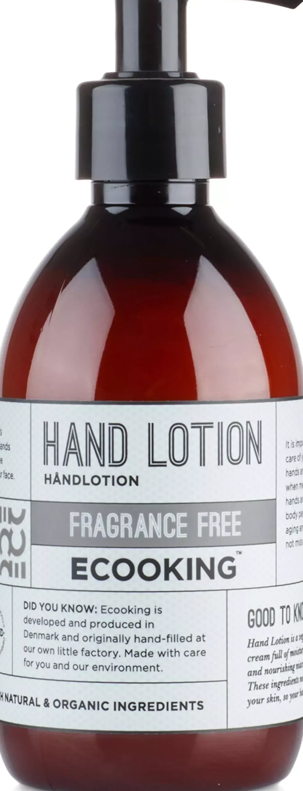 ECOOKINGBodycare Hand Lotion Fragrance Free 300 ml