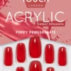 Elegant Touch Colour Acrylics Poppy Pomegranate