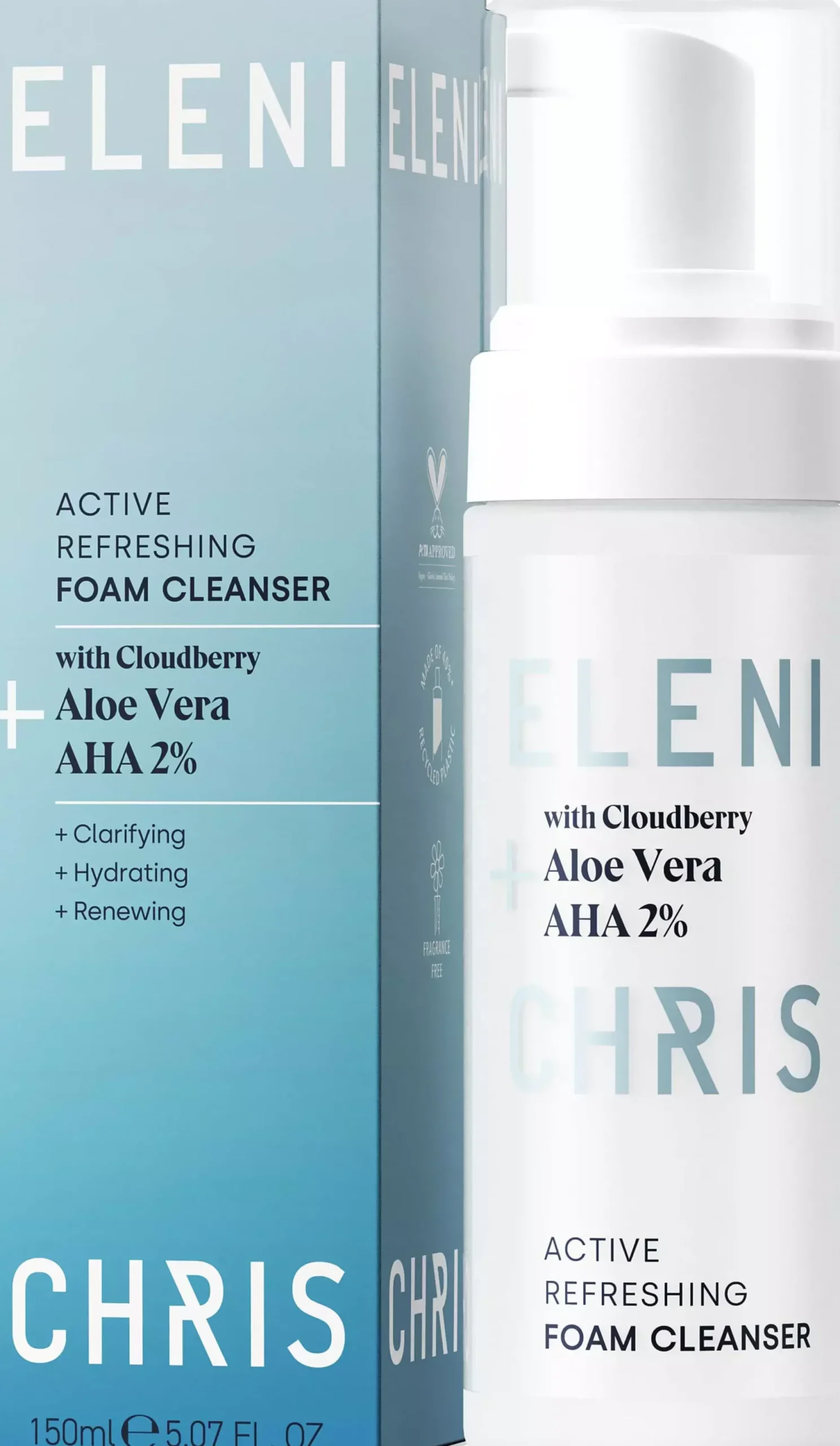 Eleni&Chris Active Refreshing Foam Cleanser 150 ml