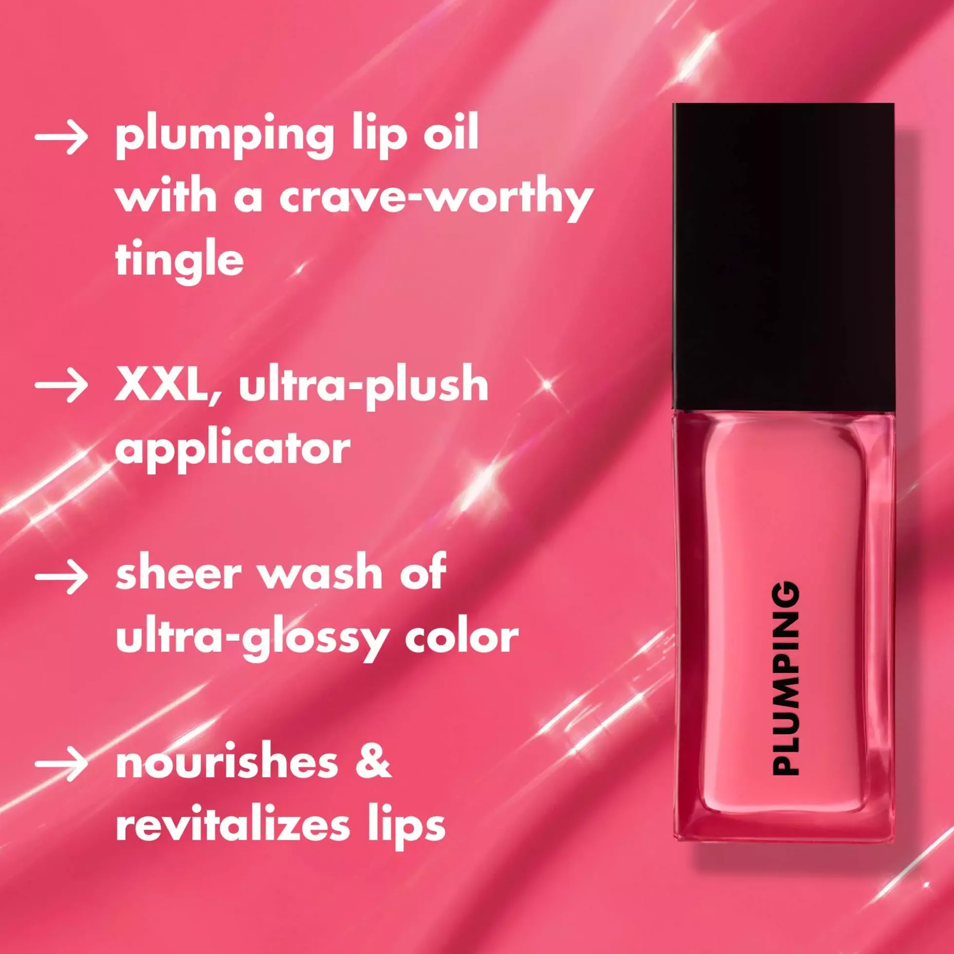 e.l.f. Glow Reviver Plumping Lip Oil Espresso Tonic