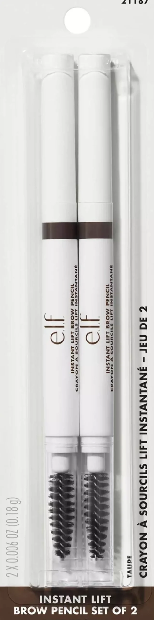 e.l.f. Instant Lift Brow Pencil 2-Pack Deep Brown