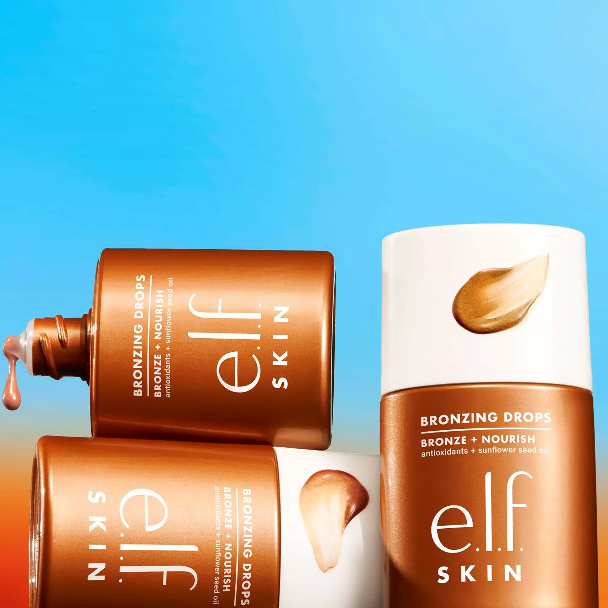 e.l.f. No Ray, All Slay Bronzing Drops Pure Gold