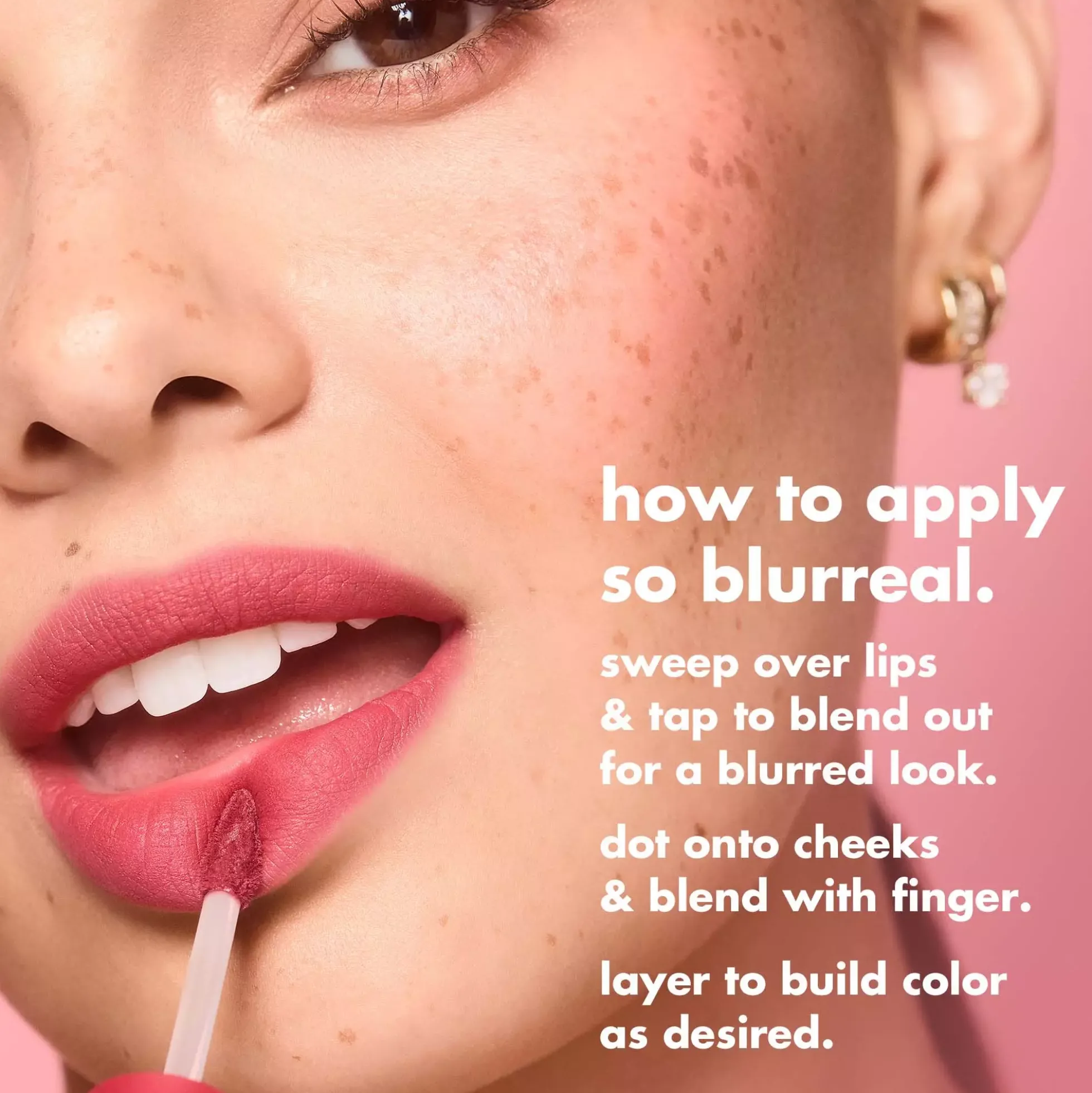 e.l.f. So Blurreal Lip & Cheek Whip Fudge Around