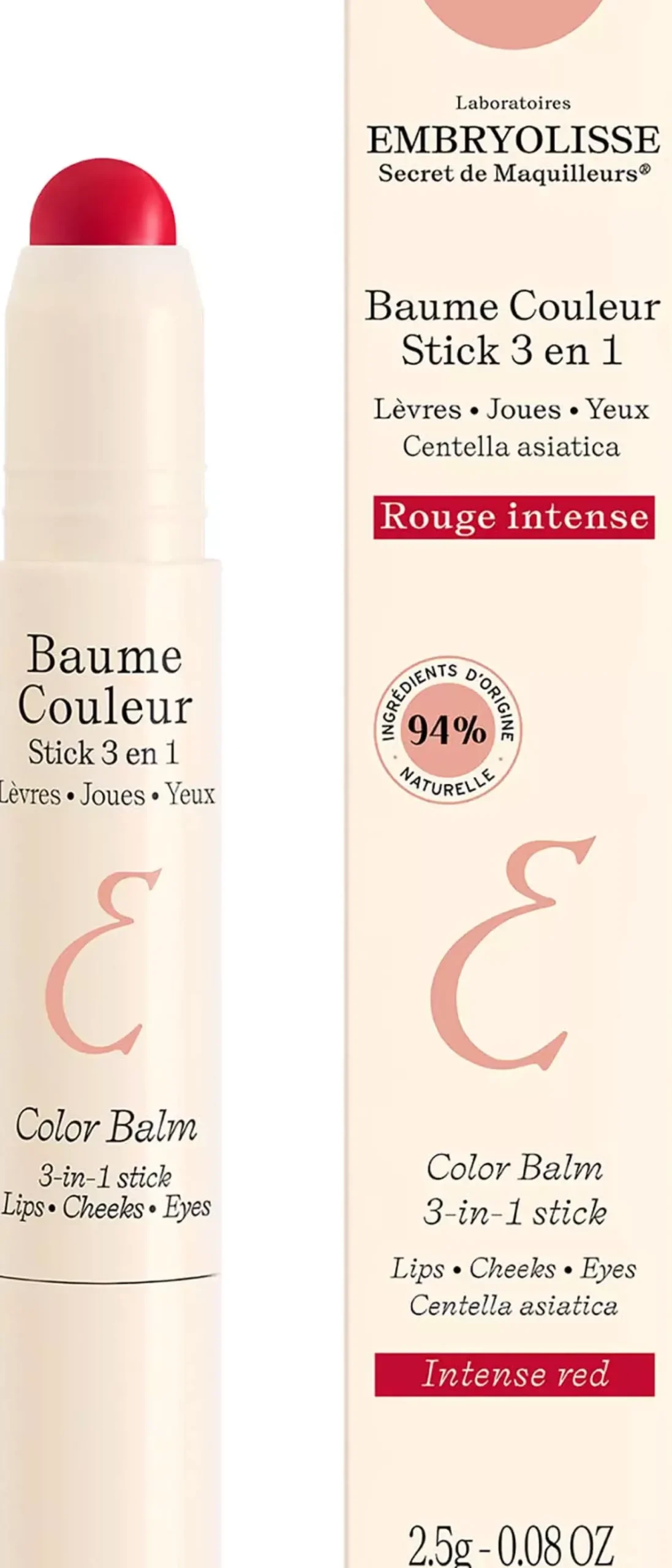 Embryolisse Color Balm 3-In-1 Stick Nude Pink